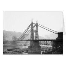 1900 Pointe Bridge Pittsburgh Pa. Greeting Card