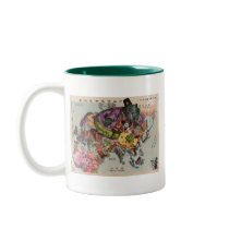 1900 World View Map Coffee Mug