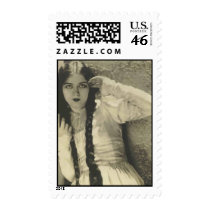 1900's actress on a stamp by amazingvintage 1900's actress on a stamp