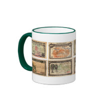 1900's CA Fishing Licenses mugs