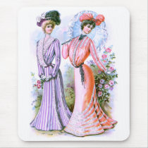 1900s Fashion Dresses Mouse Mat