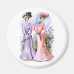 1900s Fashion Dresses Refrigerator Magnet