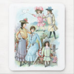 1900s Fashion Hats Mouse Pads