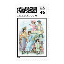 1900s Fashion Postage Stamp