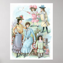 1900s Fashion Print