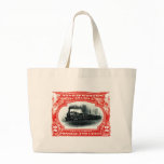 1901 Fast Express Railroad Stamp Canvas Bags