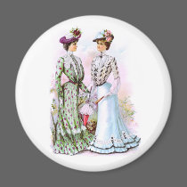 1901 Vintage Dresses magnets