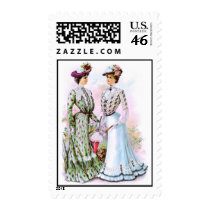 1901 Vintage Dresses Postage Stamps