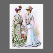 1901 Vintage Dresses postcards