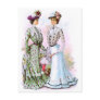 1901 Vintage Dresses Postcard