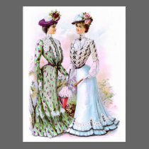 1901 Vintage Dresses postcards