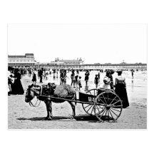 1902 Atlantic City Beach Postcard