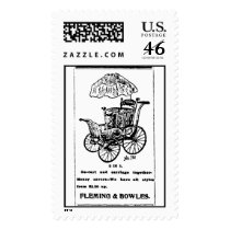 1902 Baby Carriage advertisement Augusta GA postage