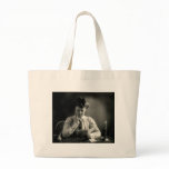 1902 Reading by Candlelight Canvas Bag