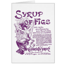 1902 Syrup of Figs vintage illustration Cards