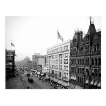 1904 Main St. Buffalo NY Postcard