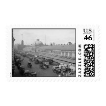 1904 Quincy Market Boston Postage Stamp