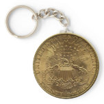 1904 Twenty Dollar Coin, back (tails) or $20 Key Chains