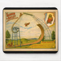 1905 Barnum And Bailey Poster Mousepad by PicklePaper 1905 Barnum And Bailey Poster Mousepad