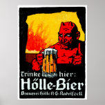 1905 German Beer Poster posters