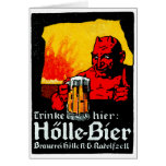 1905 German Beer Poster Card