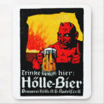 1905 German Beer Poster Mousepad