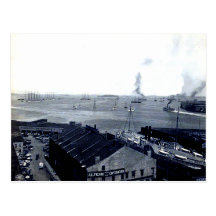 1906 Boston Harbor Postcard