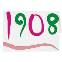 1908 GREETING CARD