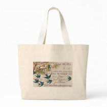 1908 Good Wishes Blue Birds bags