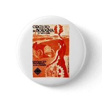 1908 Italian Auto Racing Pinback Button