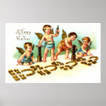 1908 New Years Luck Posters
