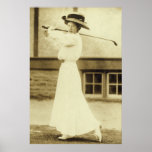 1908 Womens GOLF Champion Katharine Harley Print