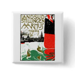 1909 Aarhus Denmark Exposition Poster Pin