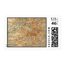 1909 Adirondacks Map from Baedeker's Travel Guide postage by ZephyrusBooks 1909 Adirondacks Map from Baedeker's Travel Guide postage
