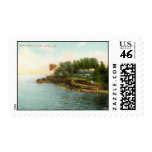 1909 Shore Scene at Bar Harbor, Maine Postage Stamp