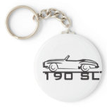 190SL_BLK KEYCHAIN