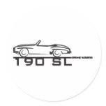190SL_BLK STICKER