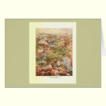 1910 Aerial View Map - Yellowstone National Park cards