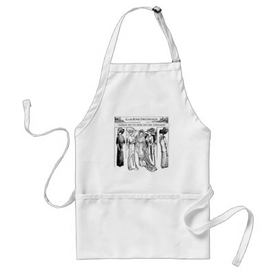 1910 Bride and Attendants Gowns Apron by Jakestuff