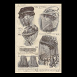 1910 Edwardian French Fashion Print posters