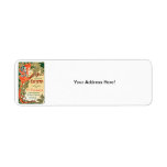 1910 French Art Nouveau label