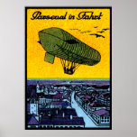 1910 Parseval Airship Poster