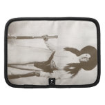 1910 Photo Portrait of a Cowgirl Holding a Rifle Planner