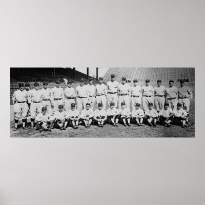 1910's Era Washington Senators Baseball Team Photo Posters by PaperTimeMachine