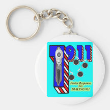 1911 Response Key Chain