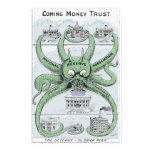 1912 Federal Reserve COLORIZED Political Cartoon posters