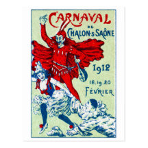 1912 French Carnaval Postcard