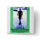 1912 Vienna Winter Sports Poster Pinback Buttons
