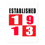 1913 Birthday Designs postcards