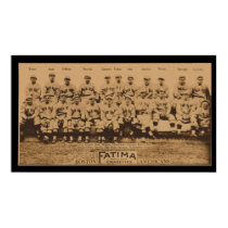 1913 Boston Red Sox Fatima Tobacco Card Poster posters
